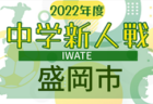 2022年度 リオフェス（U-12） 石川　優勝はみなみFC（富山）！