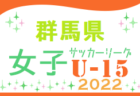 2022年 長野県女子U-15サッカーリーグ　結果をお待ちしております