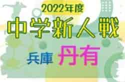 2022年度 丹有中学校サッカー新人大会（兵庫） 優勝は三田学園中学校！ゆりのき台中学校も県大会へ！未判明分の情報提供お待ちしています