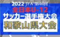 2022年度 JFA第46回全日本U-12 サッカー選手権和歌山県大会 11/6,13,20開催！地区予選情報募集中