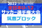 2022年度 千葉県中学校新人体育大会 サッカー競技 船橋支部  優勝は船橋市立芝山中学校！千葉日一中と共に県大会出場へ