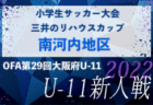 2022年度 福岡県高校サッカー新人大会 北部ブロック予選会　県大会出場校決定！