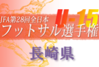 2022年度 JFA 第13回全日本U-15女子フットサル選手権大会 長崎県大会 優勝は島原市立第一中学校！