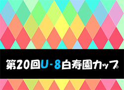 2022年度 第20回U-8白寿園カップサッカー大会 （青森県） 11/20開催！
