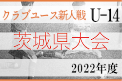 【優勝チーム写真掲載】2022年度 茨城クラブユースサッカーU-14選手権大会　優勝はFC古河！