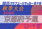 2022年度 筑豊地区中学校新人サッカー大会  福岡県　優勝は岡垣中！県大会出場校決定！