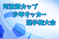 2022年度 徳島県第28回阿波銀カップ少年サッカー選手権大会 優勝は徳島ヴォルティスU-12！結果表掲載