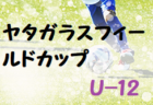 2022年度 JFA第46回全日本U-12サッカー選手権大会 茨城県大会  県西地区大会　県大会出場11チーム決定！最終結果掲載