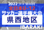 2022年度 ヤタガラスフィールドカップ U-12 (奈良県開催) 10/16結果掲載(判明分)！結果情報をお待ちしています！