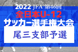2022年度 JFA 第46回全日本U12サッカー選手権大会 尾三支部予選（広島県）県大会出場チーム決定！
