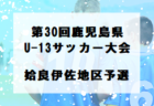 2022年度 JFA第46回 全日本U-12 サッカー選手権大会 愛媛県大会 東予地区予選 11/3結果掲載！県大会出場6チーム決定！