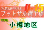 2022年度JFA第28回全日本U-15フットサル選手権大会 道南ブロック大会（北海道）11/12結果募集！情報お待ちしています！