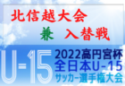 2022年度 第101回全国高校サッカー選手権 埼玉県大会　昌平高校が接戦を制し2年ぶりの優勝！