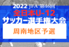 2022年度 JFA第46回全日本U-12サッカー選手権大会 福岡ブロック大会  福岡県　優勝はカメリア！全順位決定！情報ありがとうございました