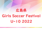 2022年度 第29回 広島県少女サッカー大会 優勝は南支部！