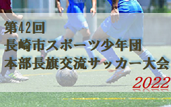 2022年度 第42回長崎市スポーツ少年団本部長旗交流サッカー大会 優勝はRM FC！