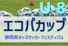 2022年度 エコパカップ 第21回静岡県キッズサッカーフェスティバル＜U-9＞　判明分結果掲載！最終結果お待ちしています！