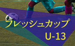 2022年度 東京フレッシュカップU-13　下位リーグC,Dグループ1/29結果更新！次回2/4.5開催