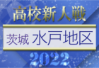 2022年度 茨城県高校サッカー新人大会 県西地区予選　県大会出場8チーム決定！最終結果掲載！