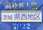 2022年度 茨城県高校サッカー新人大会 水戸地区予選　県大会出場7チーム決定！最終結果掲載！