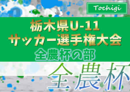 【結果表更新、3位写真追加】2022年度 栃木県U-11サッカー選手権 JA全農杯の部 優勝は栃木SC！ヴェルフェ矢板とともに関東大会出場へ！