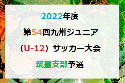 2022年度 第54回九州ジュニア（U-12）サッカー大会 福岡県大会 筑豊支部予選　決勝トーナメント 1/29 結果速報！情報お待ちしています！