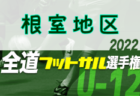 全道フットサル選手権2023 U-12の部 室蘭地区予選（北海道）組合せ募集！12/3～開催！
