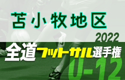 全道フットサル選手権2023 U-12の部 苫小牧地区予選（北海道）優勝はYELL FC！