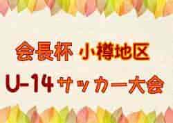 2022年度 会長杯小樽地区U-14サッカー大会 （北海道）優勝はレガリス小樽U-15！