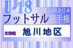 2022年度 JFA第10回全日本U-18フットサル選手権大会 旭川地区予選（北海道）優勝は旭川実業高校！全道大会出場3チーム決定！