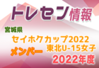 2022年度 高円宮妃杯JFA 第27回全日本U-15女子サッカー選手権大会 四国大会 優勝はFC今治！結果表掲載