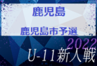 2022年度 KFA 第44回熊本県少年サッカー新人大会（田嶋杯）U-11熊本県大会 ロアッソ熊本ジュニアが大会連覇！