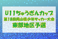 2022年度　ちゅうぎんカップ 第18回岡山県少年サッカー5年生大会東部地区予選　12/10,11結果情報お待ちしています！