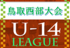 U-14鳥取県サッカー大会2022東部大会　優勝は鳥取南！