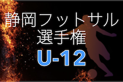 2022年度 第20回U-12静岡県フットサル選手権 静岡県大会  1/29中部予選 代表3チーム決定！県大会は3/4！