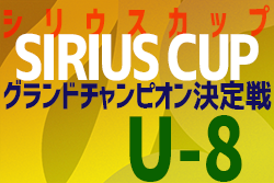 2022年度 第3回 シリウスカップU-8 グランドチャンピオン決定戦（愛知）優勝はFCヴェルダンA！