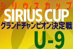 2022年度 第3回 シリウスカップU-9 グランドチャンピオン決定戦（愛知）優勝は西濃シティ！
