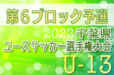 2022年度 千葉県ユース（U-13）サッカー選手権大会 6ブロック予選リーグ1/5結果更新！決勝ラウンド組合せ・日程お待ちしています