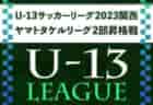 2022年度 U-13サッカーリーグ2023関西ヤマトタケルリーグ2部昇格決定戦　組み合わせ掲載　2/11開催！