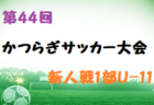 2022年度 第44回かつらぎサッカー大会 新人戦3部U-9(奈良県開催) 結果情報をお待ちしています！