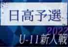 2022年度 第25回兵庫県中学生（U-13）サッカ－選手権大会 東播予選 優勝はサルパFC！全結果掲載