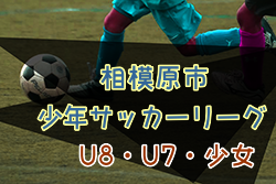 2022年度 相模原市少年サッカーリーグ U8・U7・少女 (神奈川県) 優勝はU8の部バディーSC中和田サンパウロ、グラシアミニ、相東UFCセカンド！U7の部グラシアミニJr.！少女の部FCパッセロ相模原！