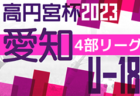 速報！2023年度 高円宮杯 JFAU-18サッカーリーグ 愛知県4部  第10節  9/23結果更新！入力ありがとうございます！9/24は4試合開催