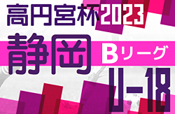 2023年度 高円宮杯U-18リーグ静岡 スルガカップBリーグ  優勝はアスルクラロ沼津！