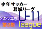 2022-2023 アイリスオーヤマ プレミアリーグU-11 福岡　優勝はIBUKI北九州！その他情報お待ちしています！