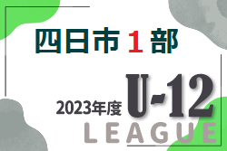 2023年度 U12サッカーリーグ in Mie 四日市ブロック（三重・四日市1部リーグ戦）10/1最終節結果掲載！Y1優勝のTSV四日市・準優勝の朝日SS・第3位のアフェラルセ四日市が県大会出場！