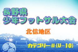 2023年度 第20回長野県少年フットサル大会 北信地区予選（カテゴリーⅡ）県大会出場チーム決定！