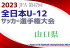 【優勝チームコメント掲載】2023年度 JFA第47回全日本U-12 サッカー選手権大分県大会 優勝はリノスFC（初優勝）