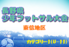 2023年度 第20回長野県少年フットサル大会 東信地区予選（カテゴリーⅡ）県大会出場チーム決定！