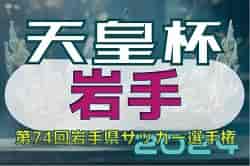 2024年度 第74回岩手県サッカー選手権 天皇杯 岩手県代表決定戦 優勝はいわてグルージャ盛岡！